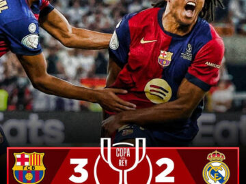 Barcelona defeated Real Madrid in copa del rey finals