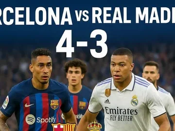 BARCELONA EDGE PAST REAL MADRID WITH A COMEBACK