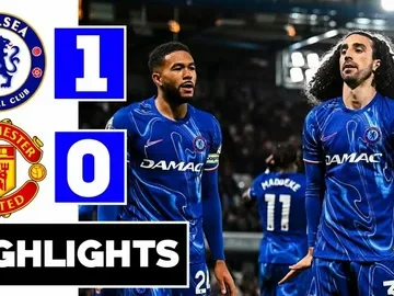 CUCURELLA HELPED CHELSEA NARROWLY BEAT MAN UNITED IN AN EPL ENCOUNTER