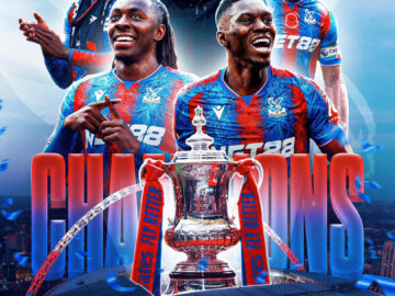 CRYSTAL PALACE STUNS MAN CITY IN A 1-0 VICTORY IN FA CUP FINALS