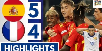 spain defeated france 5-4