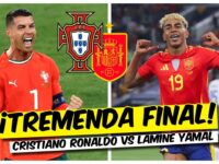 RONALDO PORTUGAL FACE LAMINE YAMAL SPAIN IN NATIONS LEAGUE FINALS