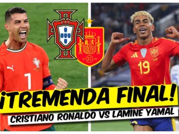 RONALDO PORTUGAL FACE LAMINE YAMAL SPAIN IN NATIONS LEAGUE FINALS